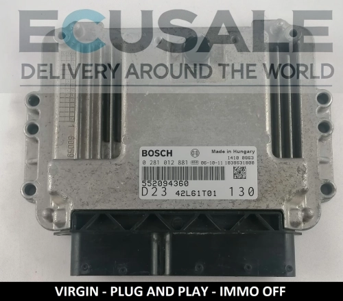 ECU 2.3 0281012881 552094360 CENTRALINA DO MOTOR