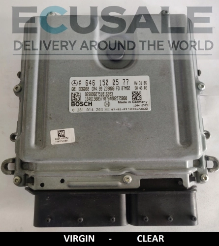 VIRGIN ECU A6461500577 0281014203 STEROWNIK SILNIKA