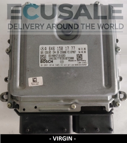 ecu  VIRGIN A6461501777 0281014345 STEUERGERÄT