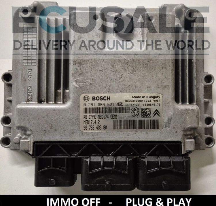 0261s06621 9676643580 centralina do motor MED17.4.2 IMMO OFF Peugeot Citroen ECU Plug and Play
