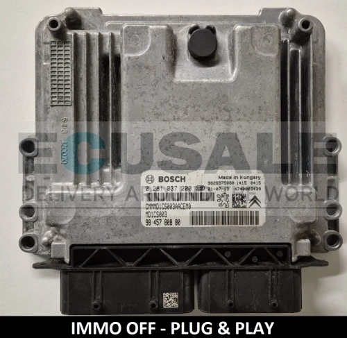 0281037200 9845780880 centralina do motor Bosch MD1CS003 Peugeot Citroen Opel 1.5 BlueHDI