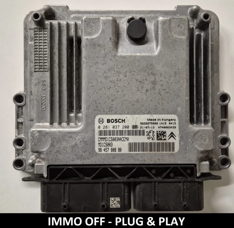 0281037200 9845780880 centralina motore Bosch MD1CS003 Peugeot Citroen Opel 1.5 BlueHDi