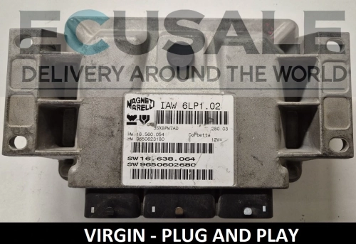 9650602680 IAW6LP1.02 VIRGIN centralina de motor Peugeot Citroën Plug Play