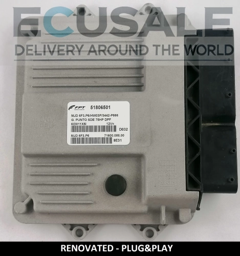 Centralina Plug and Play para Fiat – 51806501 MJD6F3.P6