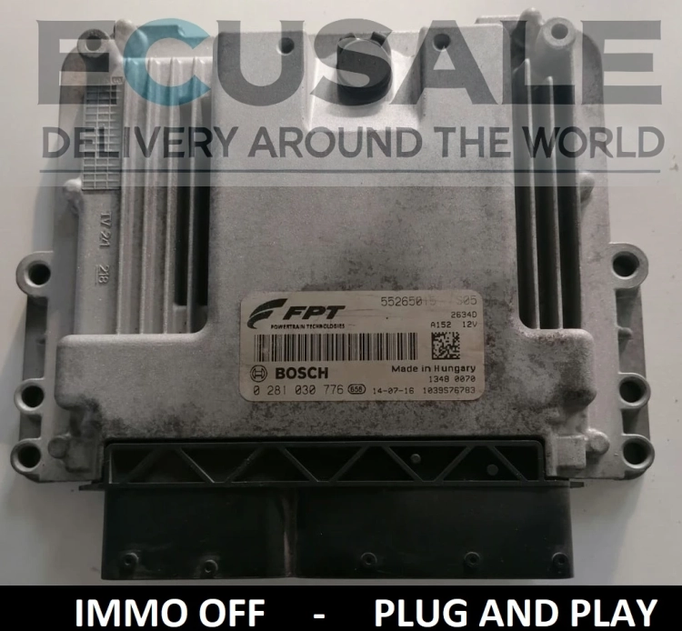 Motorsteuergerät  0281030776 55265015 fiat doblo opel combo 1.6 virgin immo off