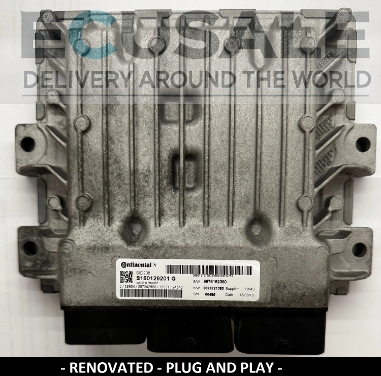 ecu SID208 S180129201G  9679182380 Motorsteuergerät