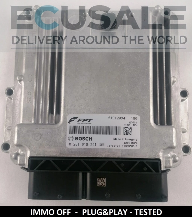 ecu 0281018291 51912094 DUCATO IMMO OFF steuergerät