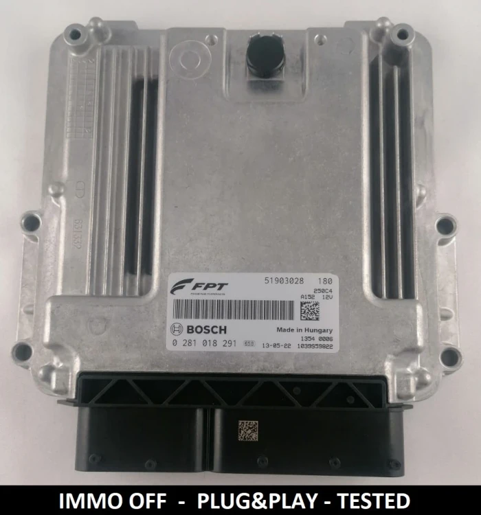 Motorsteuergerät 0281018291 51903028 Fiat Ducato Peugeot Boxer Citroen Jumper 3.0 Plug Play