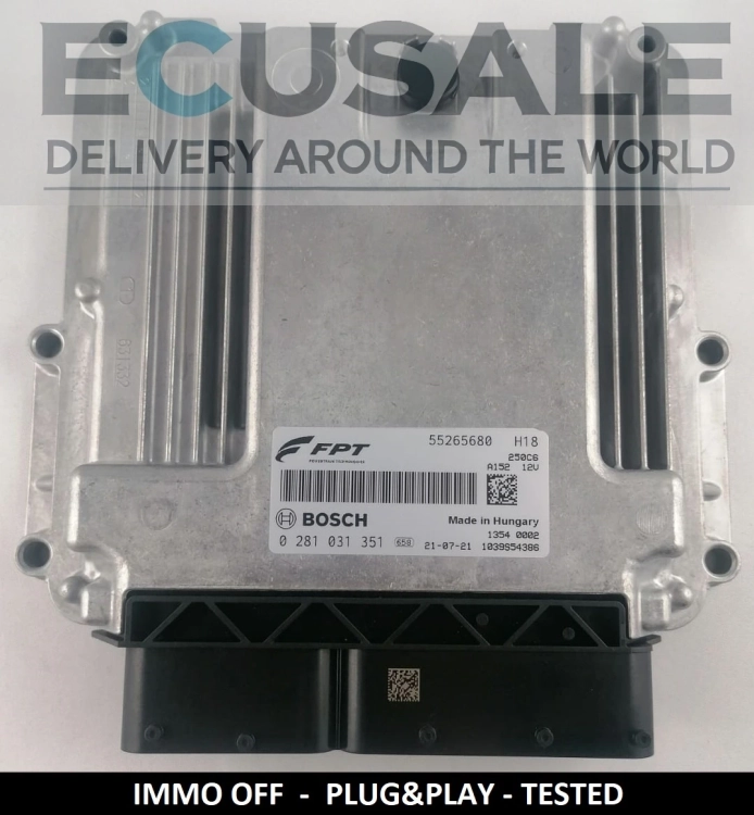 centralina motore 55265680 0281031351  FIAT DUCATO PLUG AND PLAY