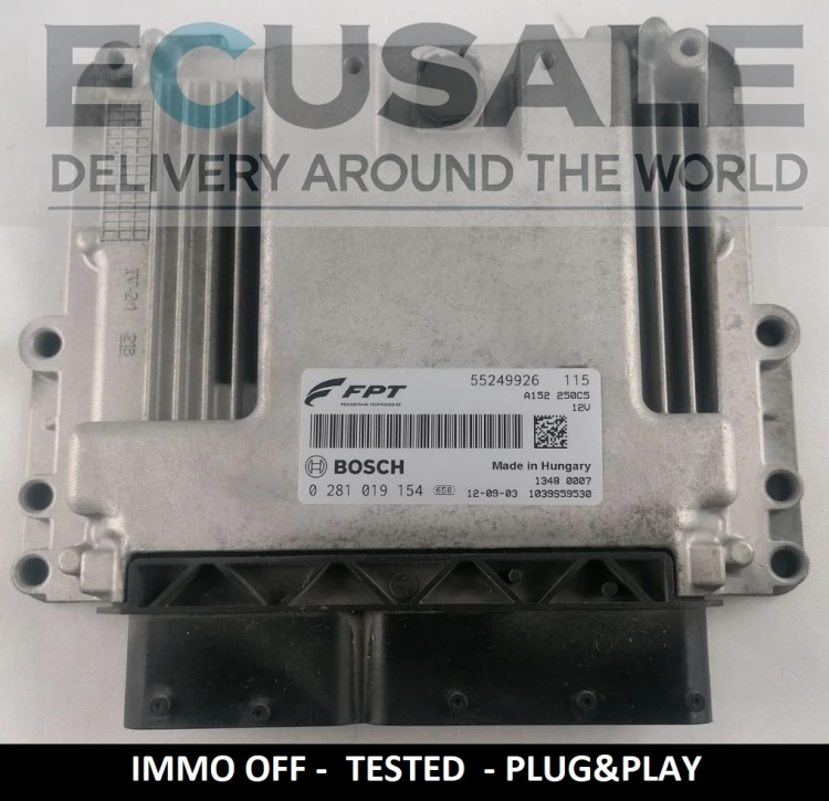 IMMO OFF 55249926 0281019154  ECU CONTROLLER DUCATO centralina do motor