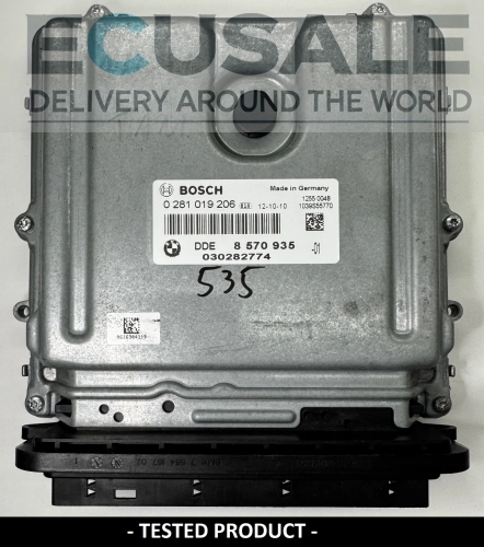 ecu bmw DDE8570935 0281019206 STEUERGERÄT