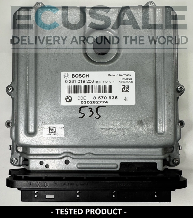 ecu bmw DDE8570935 0281019206 STEUERGERÄT
