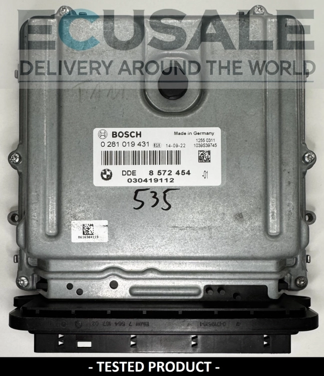 ecu BMW 2.0 DDE8572454 0281019431 CENTRALINA DO MOTOR