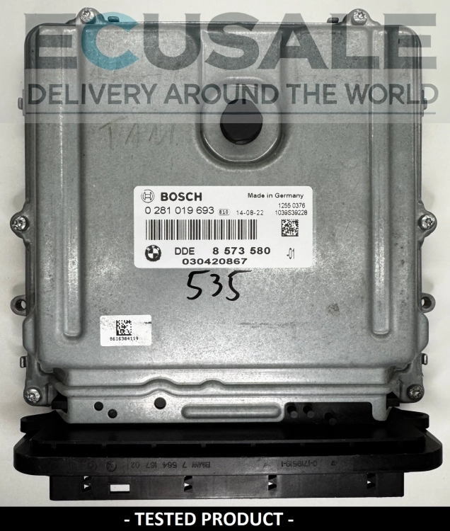 ecu 2.0 diesel do BMW DDE8573580 0281019693 CENTRALINA
