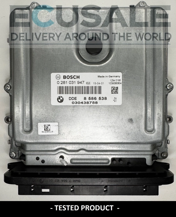 ecu BMW 2.0 diesel DDE 8586538 0281031947 CENTRALINA