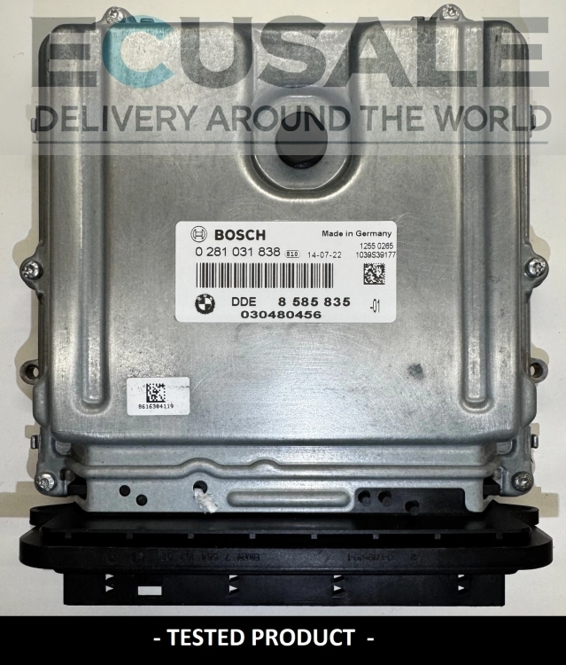 Sterownik  SIlnika bmw diesel DDE 8585835 0281031838
