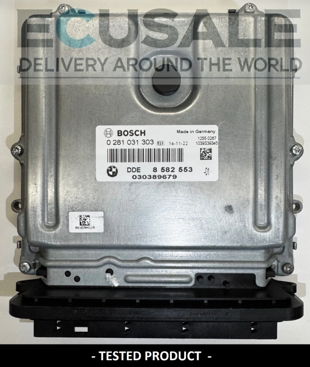 Sterownik BMW diesel 525 D - DDE 8582553 0281031303  .webp