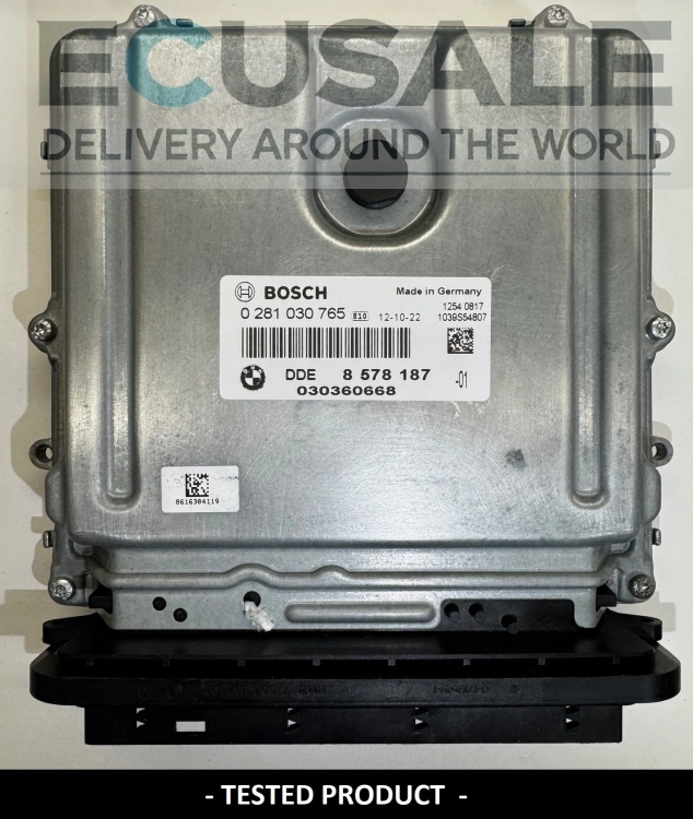 ecu BMW  DDE8578187 0281030765 steuergerät