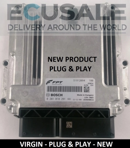 nova ecu 0281018291 51912094 DUCATO IMMO OFF centralina do motor