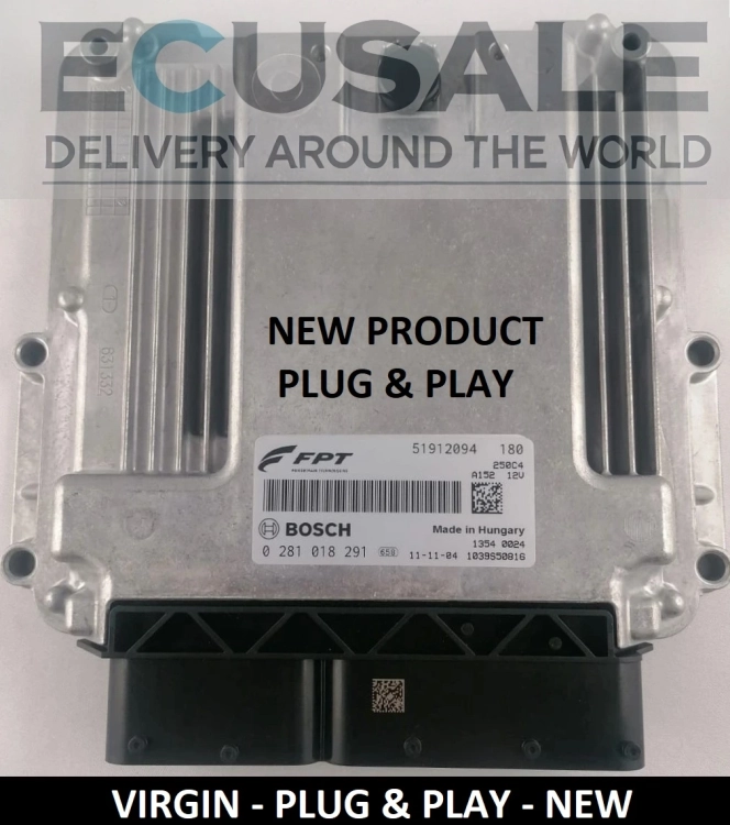 nova ecu 0281018291 51912094 DUCATO IMMO OFF centralina do motor