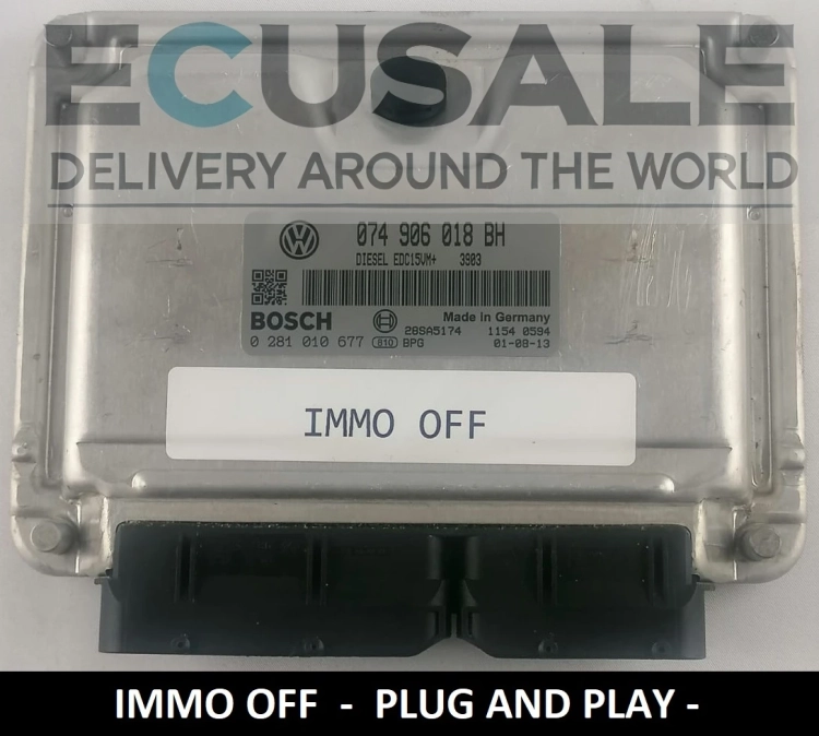 0281010677 074906018BH Motorsteuergerät  VW T4 LT 2.5 TDI Immo Off Plug and Play
