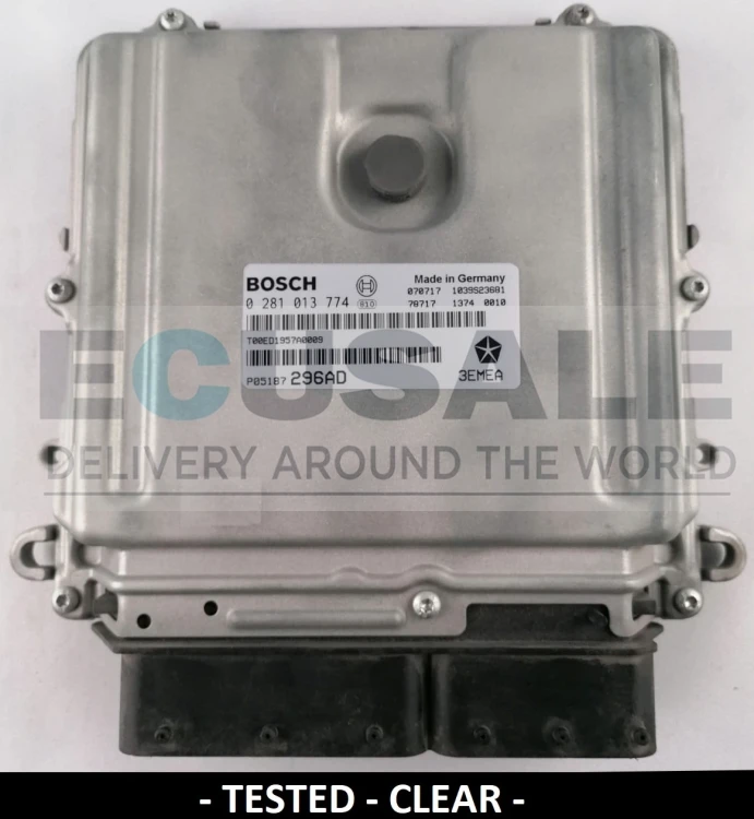 centralina do motor Bosch EDC16CP31 0281013774 P05187296AD Jeep Grand Cherokee Commander 3.0 CRD