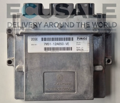Motorsteuergerät Ford 7M51-12A650-VE ESU-411 – Einbaufertig