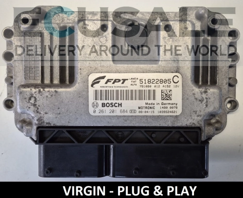 steuergerät fiat grande punto 0261201684 51822805C 1.2 8V  immo off