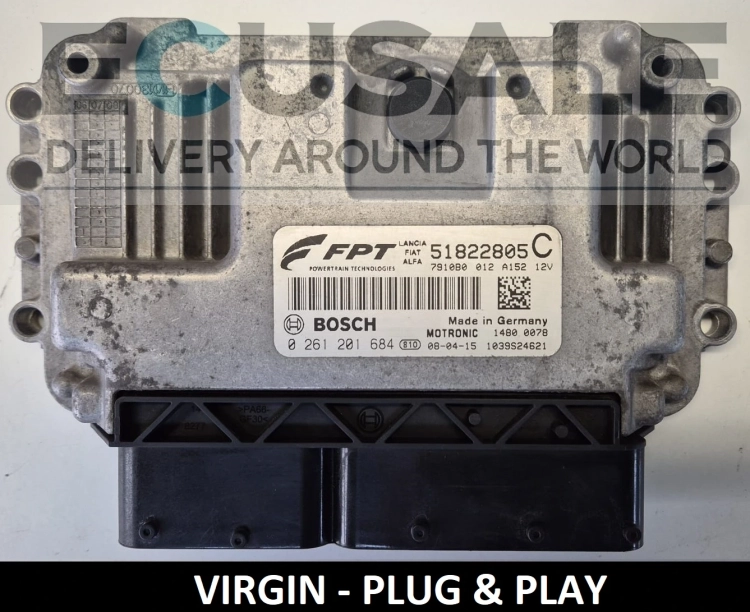 steuergerät fiat grande punto 0261201684 51822805C 1.2 8V  immo off