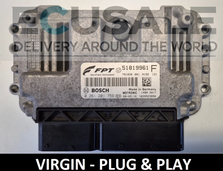 ecu Fiat 500 51819961F 0261201759 51819961 centralina do motor