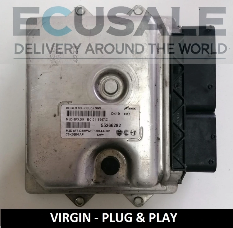 VIRGIN Motorsteuergerät für Fiat Doblo 1.3 – Plug and Go – einbaufertig