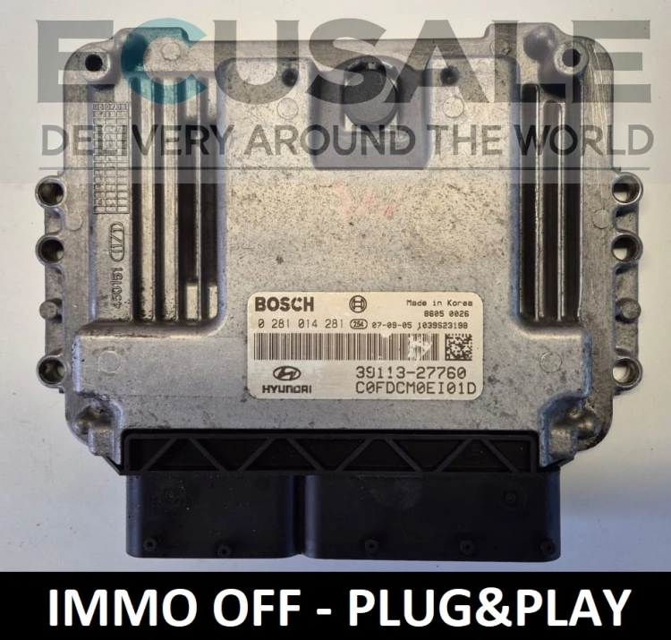 centralita de motor HYUNDAI I30  39113-27760 0281014281  3911327760 .webp