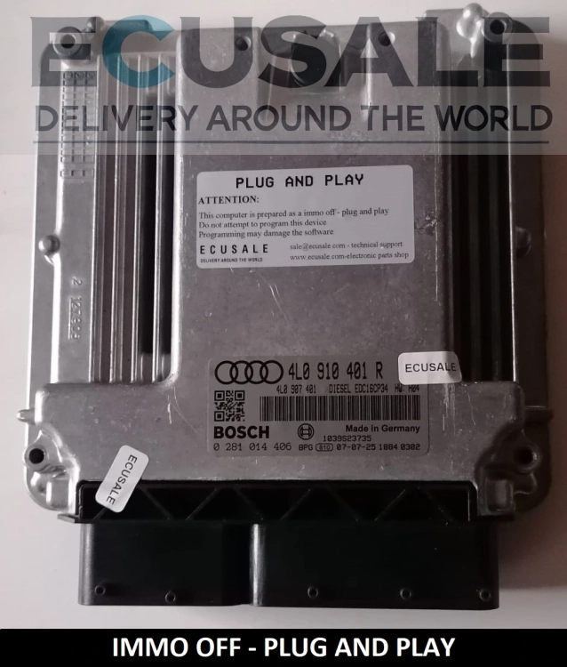 Centralina ecu  0281014406 Audi-3.0 4L0910401R
