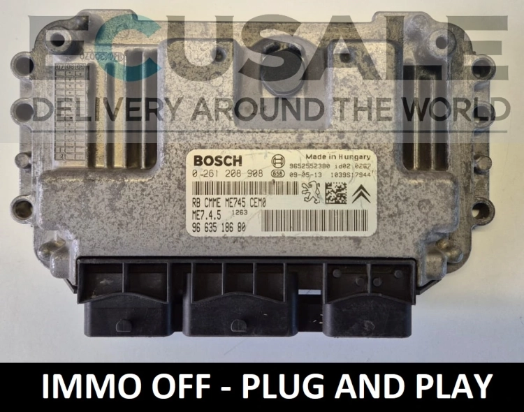 calculateur moteur ME7.4.5 9652552380 PEUGEOT CITROEN  0261208908 9663518680 .webp
