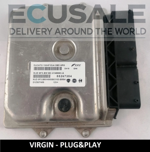VIRGIN sterownik silnika Fiat Ducato 2.3 55267354 MJD8F3.BM Euro 4 Plug Play gotowy do montażu