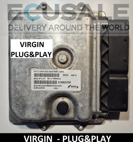 Steuergerät 51892330 MJD8F2A3 für Alfa Romeo MiTo 1.3 – VIRGIN Plug and Play – keine Programmierung erforderlich