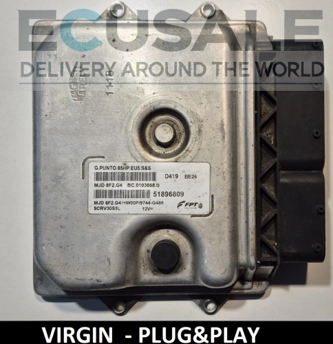 Sterownik silnika Fiat Punto 1.3 51896809 MJD8F2.G4 Euro 5 Plug - Play gotowy do montażu