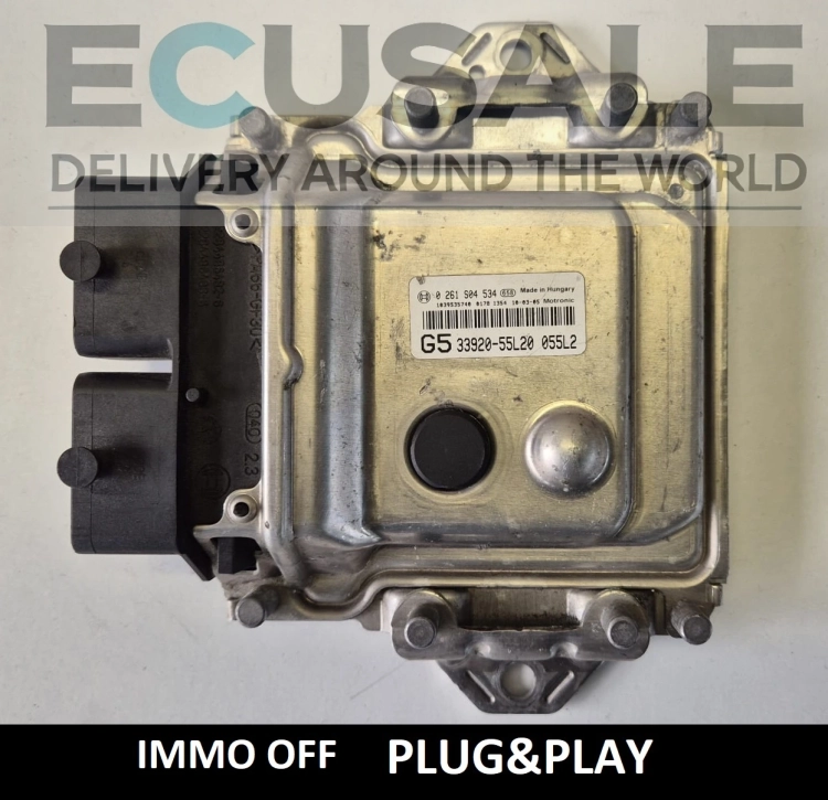 Motorsteuergerät 33920-55L20 0261S04534 IMMO OFF für Suzuki SX4 1.6 Benzin – einbaufertig Plug &amp; Play