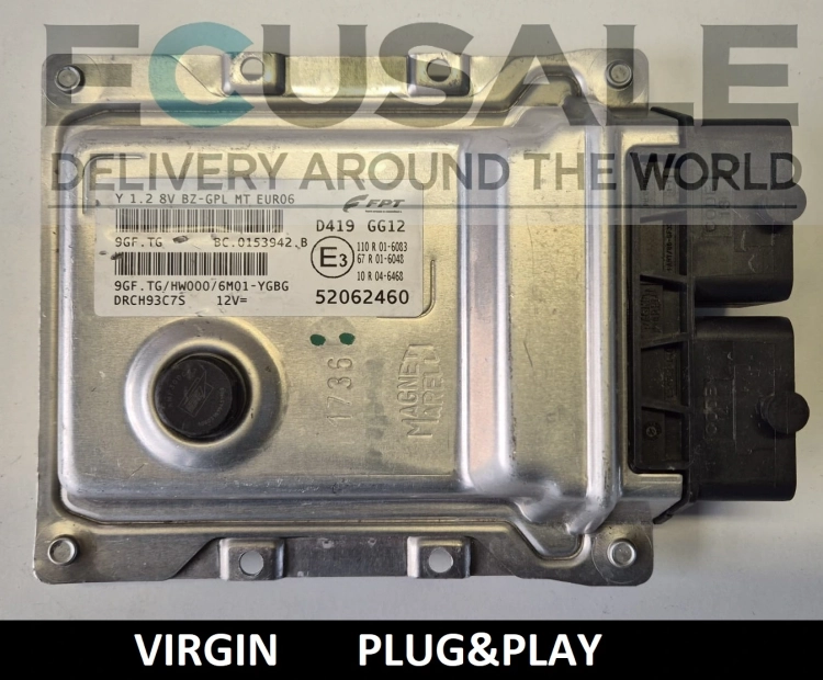 Sterownik Silnika do LANCIA YPSILON 52062460 9GF.TG PLUG &amp;amp; PLAY 9GFTG