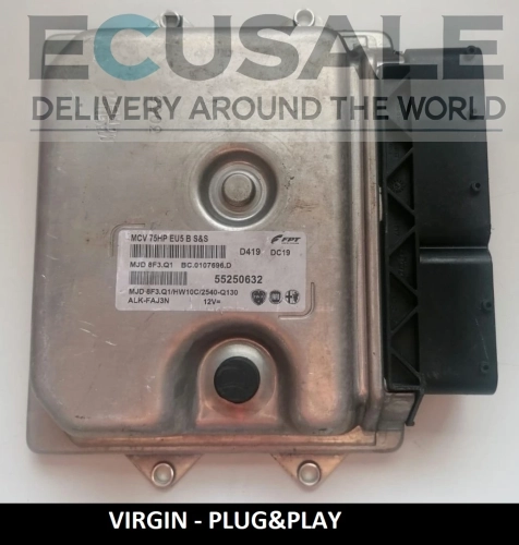 VIRGIN MOTORSTEUERGERÄT Fiat Ducato 2.3 55250632 MJD8F3.Q1 – Plug &amp; Play, einbaufertig