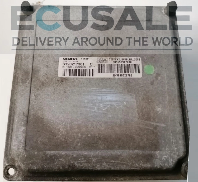 Calculateur de boîte de vitesses automatique S120217301C HW 9640922780 SIM82 SW 9658917080 S120217301  .webp