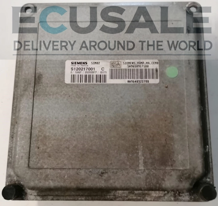 Getriebesteuergerät  SIM82  S120217001C SW 9658917180 HW  9640922780