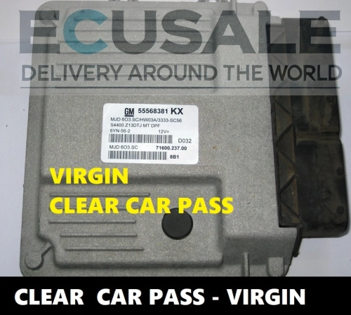 ecu 55568381KX Opel CORSA CENTRALINA