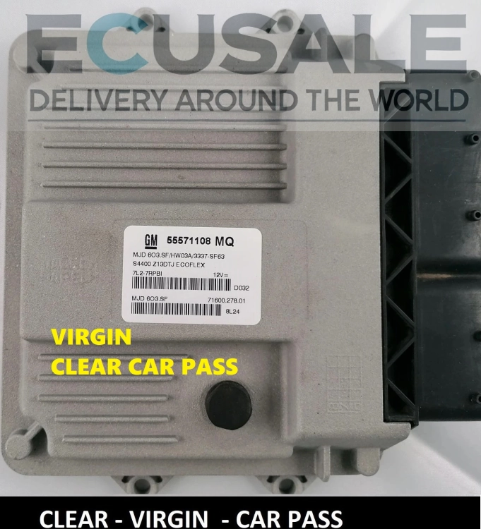 ecu 55571108 MQ Opel CORSA 1.3 55571108MQ CENTRALINA DO MOTOR