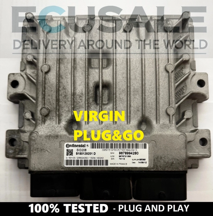 ecu SID208 S180129201D Motorsteuergerät