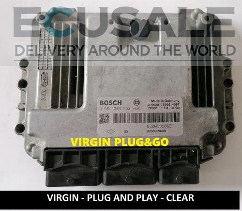 ECU MASTER MOVANO  0281013363 8200635663 CENTRALINA