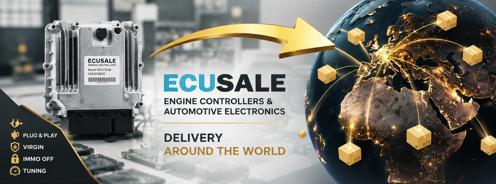 ECUSale Shop für Fahrzeugelektronik – Motorsteuergeräte, ABS, BCM und TCU